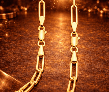 14K Paper Clip Hollow