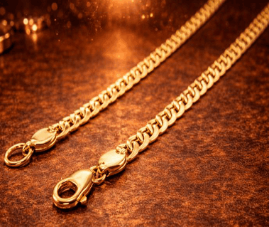 14K Serpentine Solid