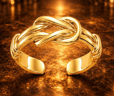 14K Bow Toe Ring