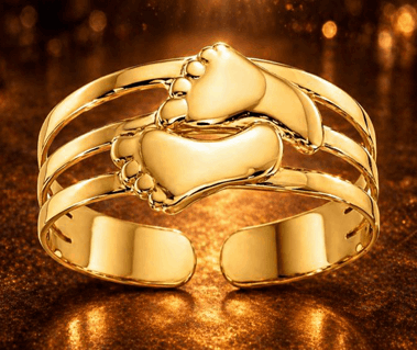 14K Feet Toe Ring