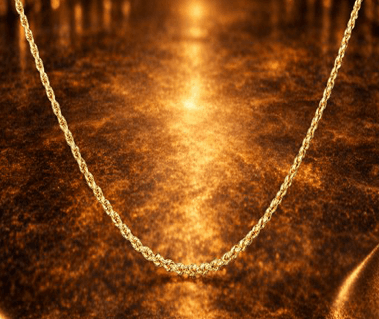 14K Rope Twisted Chain